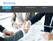 Tablet Screenshot of montang.com